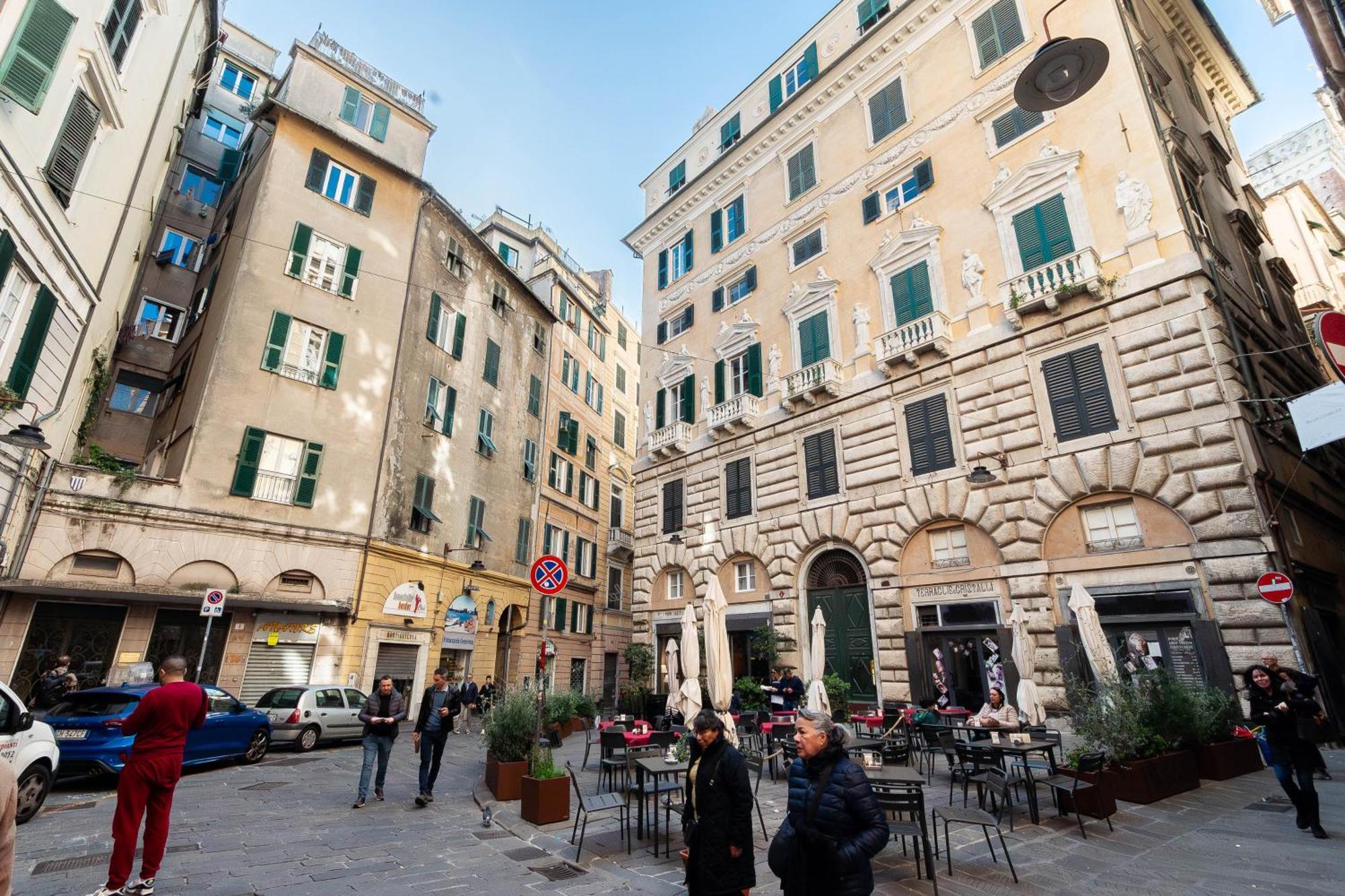 Centre Of Genoa, Near Acquarium Daire Dış mekan fotoğraf